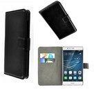 Huawei-p9-lite-smartphone-hoesje-wallet-bookcase-zwart