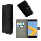 HTC-10-smartphone-hoesje-book-style-wallet-case-zwart