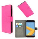 HTC-10-smartphone-hoesje-book-style-wallet-case-roze