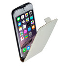 Apple-iPhone-6s-Plus-Lederlook-Flip-case-klap-hoesje-cover-Wit