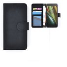 Motorola-Moto-e-3rd-gen-smartphone-hoesje-book-style-wallet-case-zwart
