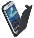 Samsung-Galaxy-Grand-i9080-/-i9082-smartphone-hoesje-leder-flip-case-zwart