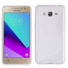 Wit S-line TPU hoesje voor Samsung Galaxy J2 Prime