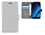 Wallet book style case hoesje voor Samsung Galaxy A3 (2017) - Effen Wit