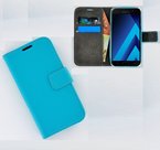 Wallet book style case hoesje voor Samsung Galaxy A5 (2017) - Effen Turquoise