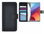 Zwart-Bookcase-wallet-portemonnee-hoesje-voor-LG-G6