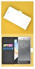 Witte-Luxe-Bookcase-Wallet-hoesje-voor-Sony-Xperia-XZ-Premium