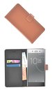 Bruin-Luxe-Bookcase-Wallet-hoesje-voor-Sony-Xperia-XZ-Premium