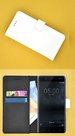 Wit-Luxe-Bookcase-Wallet-hoesje-voor-Nokia-5