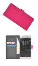 Roze-Luxe-Bookcase-Wallet-hoesje-voor-Sony-Xperia-XA1-Ultra