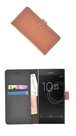 Bruin-Luxe-Bookcase-Wallet-hoesje-voor-Sony-Xperia-XZs