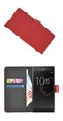 Rood-Luxe-Bookcase-Wallet-hoesje-voor-Sony-Xperia-XZs