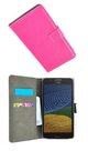 Motorola-Moto-G5-Hoesje-P-Wallet-Bookcase-Roze
