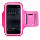 Nokia-6-Sportband-Roze-Hoesje-Hardloop-Sportarmband