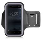 Nokia-6-Sportband-Zwart-Hoesje-Hardloop-Sportarmband