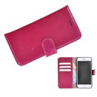 Wallet-Bookcase-Handmade-Pearlycase®-100-Echt-Leer-Effen-Fuchsia-Hoesje-voor-Apple-iPhone-6/6S