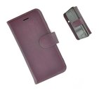 Paars-Effen-Wallet-Bookcase-Pearlycase®-100-Echt-Leer-Handmade-Hoesje-voor-iPhone-7-Plus