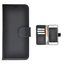 Zwart-Effen-Wallet-Bookcase-Pearlycase®-100-Echt-Leer-Handmade-Hoesje-voor-iPhone-7-Plus