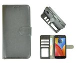 Wallet-bookcase-zwart-fashion-hoesje-voor-Motorola-Moto-E4-Plus