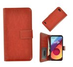 Bruin-fashion-hoesje-wallet-bookcase-LG-Q6