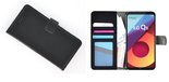 Zwart-fashion-hoesje-wallet-bookcase-LG-Q6