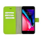 Groen-Wallet-Bookcase-iPhone-8-Plus-Echt-Leer-Pearlycase®-Hoesje