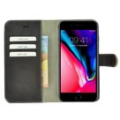 Donkerbruin-Wallet-Bookcase-iPhone-7-Plus-Echt-Leer-Pearlycase®-Hoesje