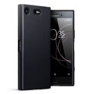 Zwart-tpu-siliconen-backcover-hoesje-Sony-Xperia-XZ1-Compact