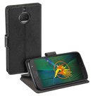 Zwart-Bookstyle-Y-Wallet-Case-Hoesje-Motorola-Moto-G5S