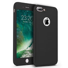 Zwart Full Body Case Cover 360 graden Bescherming Hoesje iPhone 7 Plus
