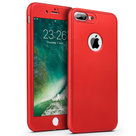 Rood Full Body Case Cover 360 graden Bescherming Hoesje iPhone 7 Plus