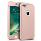 Goud Full Body Case Cover 360 graden Bescherming Hoesje iPhone 7 Plus