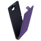 Paars-Lederlook-Flip-case-hoesje-voor-Sony-Xperia-S