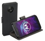 Zwart Bookstyle Y Wallet Case Hoesje voor Motorola Moto X4