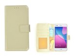 Fashion Goudkleurig Wallet Bookcase Hoesje Huawei P9 Lite Mini 