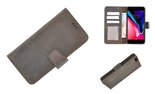 Pearlycase® iPhone 6/6S Plus Bruin Wallet Book Case Echt Leer Hoesje met Pashouders