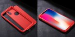 Rood Full Body Protect Case Hoesje voor iPhone X