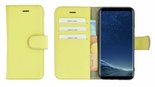 Pearlycase®-Samsung-Galaxy-S8-Hoesje-Echt-Leer-Wallet-Bookcase-Geel