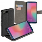 Zwart-Bookstyle-Y-Wallet-Case-Hoesje-voor-Huawei-Honor-View-10