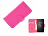 Wallet-Bookcase-Hoesje-voor-Sony-Xperia-L2-Fashion-Roze