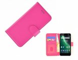 Wallet-Bookcase-Hoesje-voor-Nokia-2-Fashion-Roze
