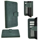 Pearlycase-Echt-Leder-Antiek-Donker-Groen-Bookcase-Hoesje-voor-Samsung-Galaxy-S9