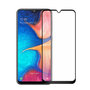 Pearlycase-Tempered-Glass-Glazen-Screenprotector-Full-Cover-Zwart-voor-Samsung-Galaxy-A20-Gehard-Glas