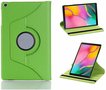 Samsung-Galaxy-Tab-A-10.1-2019-(T510-T515)-Hoes-Pearlycase..-Kunstleder-Hoesje-360°-Draaibare-Book-Case-Bescherm-Cover-Groen