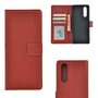 Pearlycase-Hoes-Wallet-Book-Case-Bruin-voor-Sony-Xperia-5