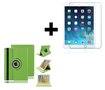 iPad-Air-2019-(105)-hoes-Pearlycase..-Kunstleder-Hoesje-360°-Draaibare-Book-Case-Bescherm-Cover-Hoes-Groen-+-Screenprotector-Tempered-Glass
