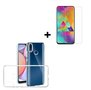 Samsung-Galaxy-A10s-Hoes-Cover-TPU-Siliconen-Hoesje-Transparant-+-Screenprotector-Tempered-Gehard-Glas-Pearlycase