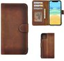 Apple-iPhone-11-Pro-hoes-Echt-Leer-Wallet-Bookcase-hoesje-cover-Antiek-Cognac-Bruin-Pearlycase