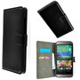 HTC-One-Mini-2-Wallet-Book-Case-hoesje-Slim--Zwart