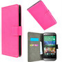 HTC-One-Mini-2-Wallet-Book-Case-hoesje-Slim--Roze